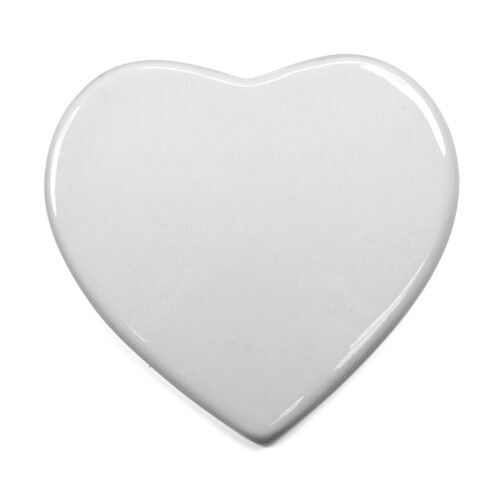 HPN SubliCraft Ceramic Tile Heart 10 cm Sublimation Thermal Transfer