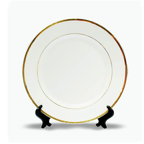 HPN SubliCraft Plate 25 cm with Stand Sublimation Thermal Transfer