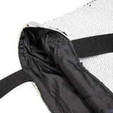 HPN SubliCraft Bag with two-color sequins 35 x 38 cm for sublimation - black