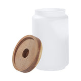 HPN SubliCraft 750 ml Glass Container with Wooden Lid for Sublimation