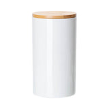 HPN SubliCraft 900 ml Ceramic Container with Wooden Lid for Sublimation