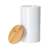 HPN SubliCraft 900 ml Ceramic Container with Wooden Lid for Sublimation