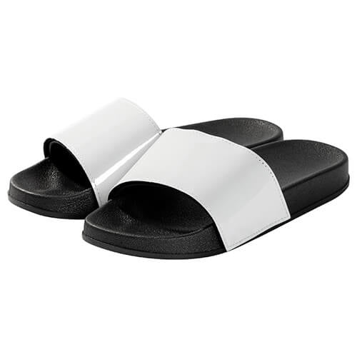 HPN SubliCraft Adult Flip-Flops for Sublimation - Black Sole