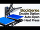 HPN Black Series 16" x 20" Double Station Auto-Open Heat Press Stand Bundle