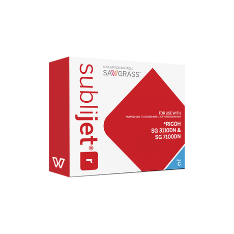 Sawgrass SubliJet-R Ricoh 3110/7100 Sublimation Ink Cartridges - Cyan