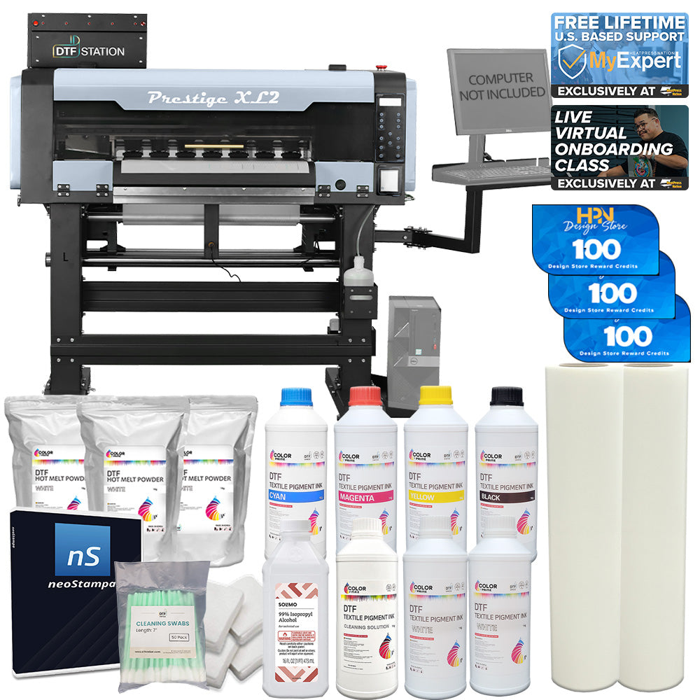 DTF Station Prestige XL2 24" Printer with Supply Bundle