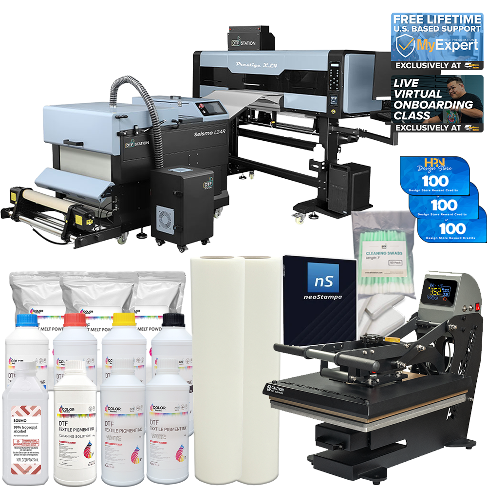 DTF Station Prestige XL4 24" DTF Printer L24R Bundle