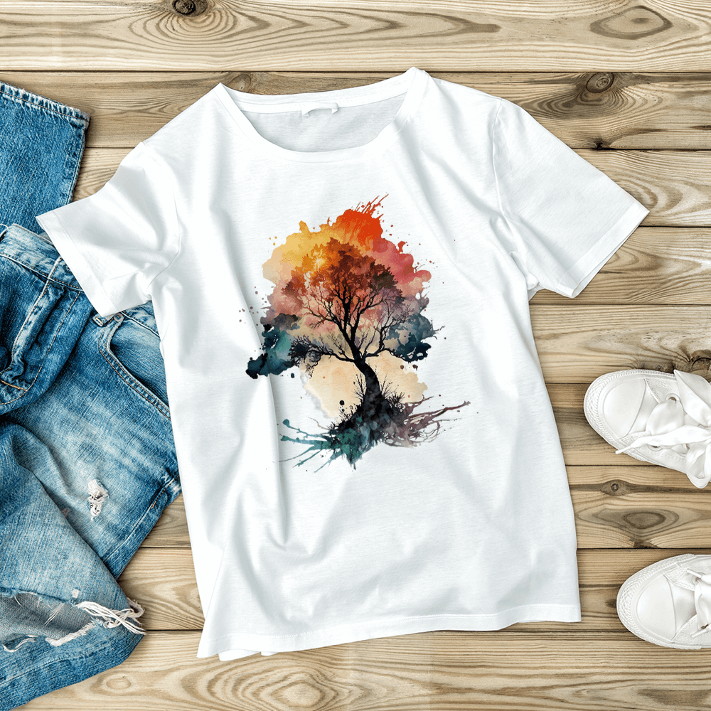 Splatter Tree Design - HeatPressNation