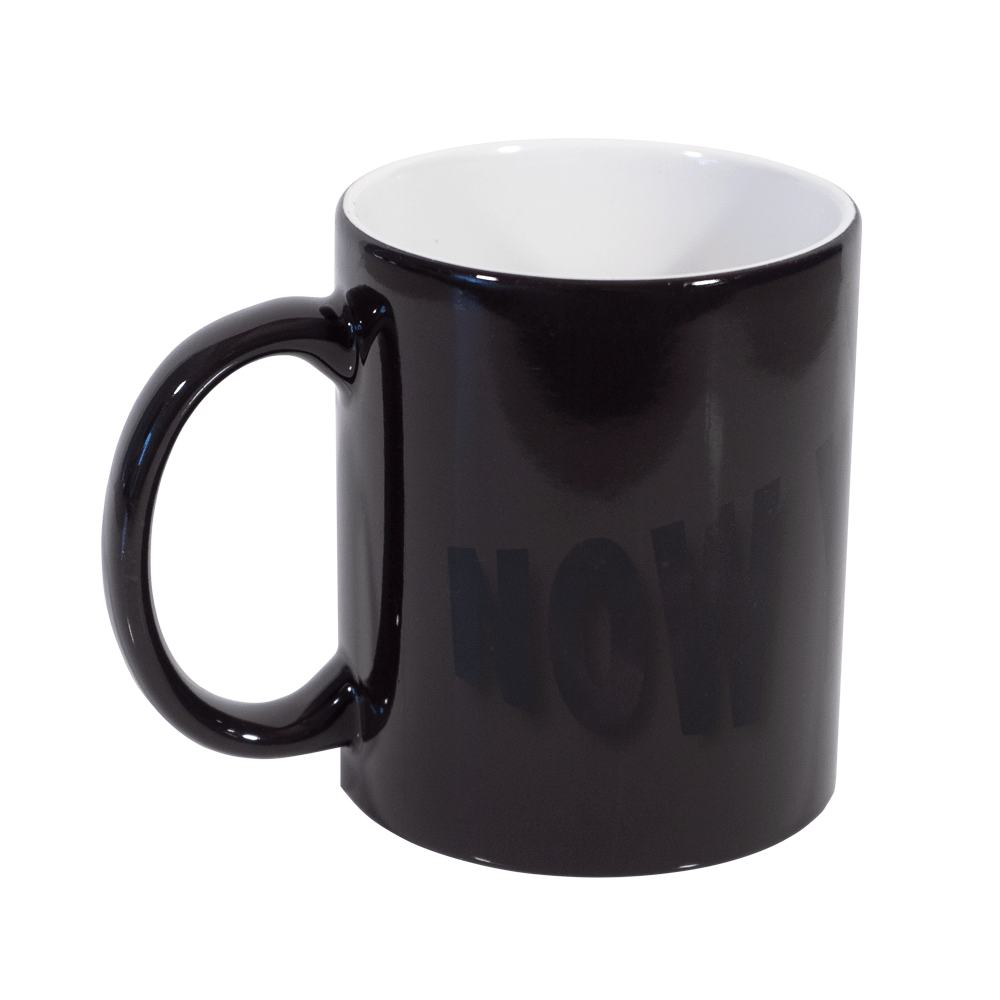HPN ORCA Premium 11 oz. Black Color Changing Sublimation Ceramic Mug - 36 per Case - HeatPressNation