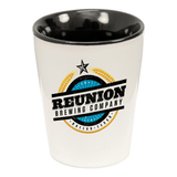 HPN ORCA Premium 1.5 oz. Sublimation Ceramic Shot Glass with Black Inner - 120 per Case - HeatPressNation