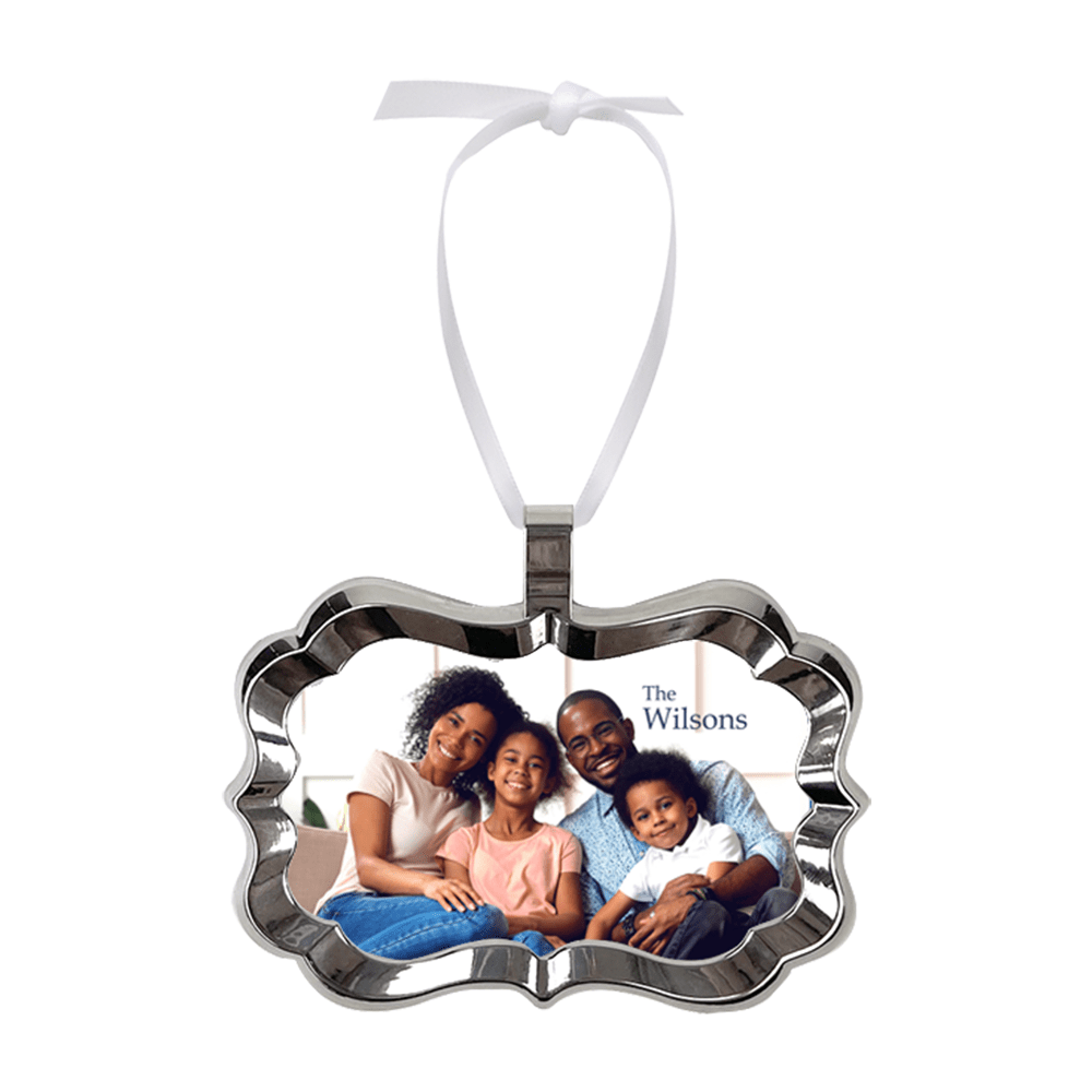 Unisub 4.33" x 2.95" Framed Benelux Sublimation Ornament - HeatPressNation