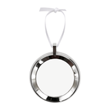 Unisub 2.99" x 3.5" Framed Round Sublimation Ornament - HeatPressNation