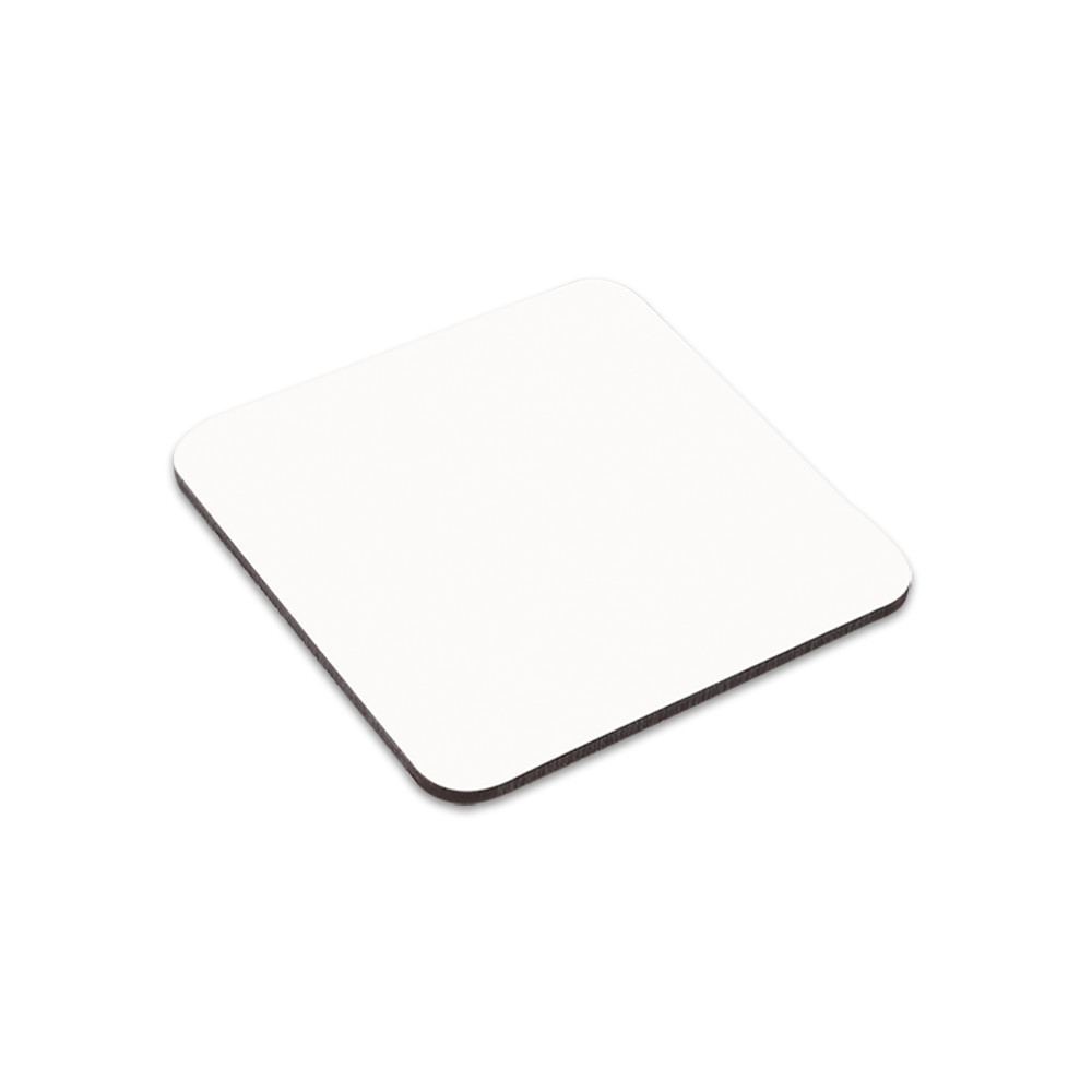Unisub 3.75" Square Sublimation MDF Coaster with Cork Back - HeatPressNation