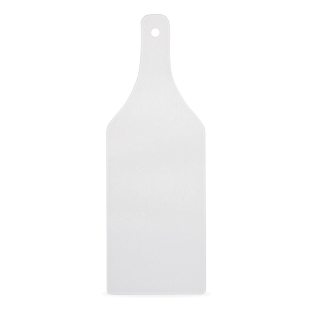 HPN SubliCraft 4.5" x 12.5" Wine Bottle Shaped Sublimation Glass Cutting Board - 48 per Case - HeatPressNation