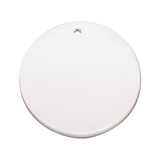 HPN SubliCraft 2.5" Round Sublimation Ornament with Hanger Hole - 100 per Case - HeatPressNation