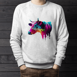 Spaltter Colorful Cow Design - HeatPressNation