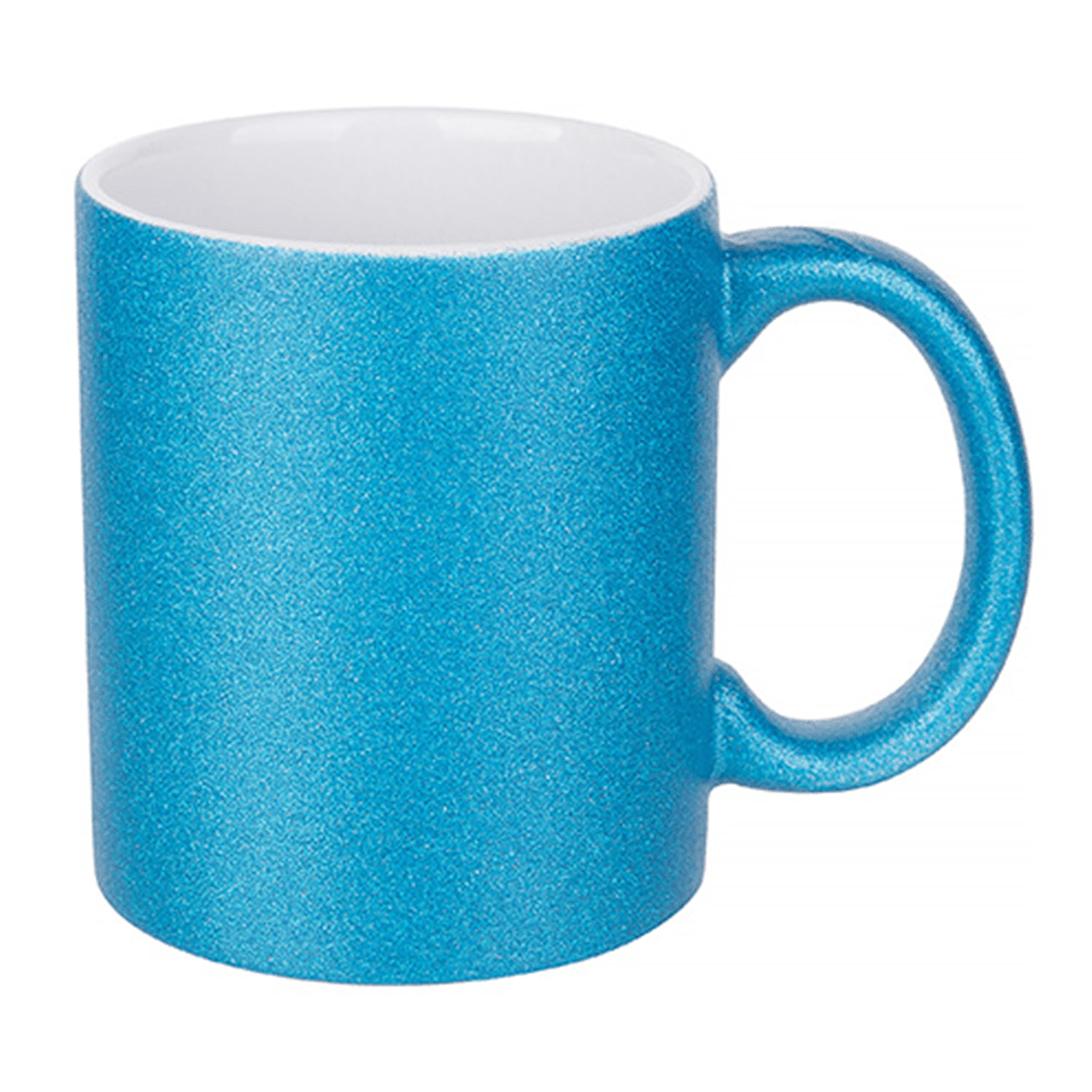 HPN SubliCraft 11 oz. Glitter Sublimation Ceramic Mug - 12 per case - HeatPressNation
