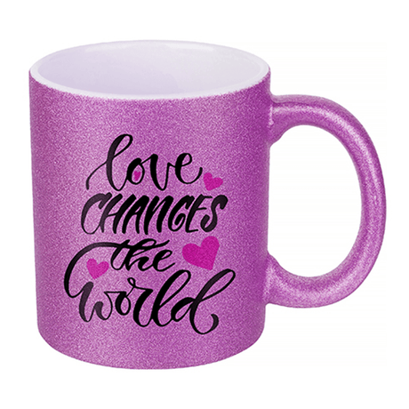 HPN SubliCraft 11 oz. Glitter Sublimation Ceramic Mug - 36 per case - HeatPressNation