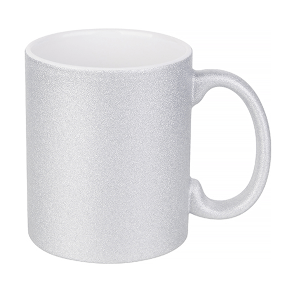 HPN SubliCraft 11 oz. Glitter Sublimation Ceramic Mug - 12 per case - HeatPressNation