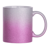 HPN SubliCraft 11 oz. Glitter Gradient Sublimation Ceramic Mug - 36 per case - HeatPressNation