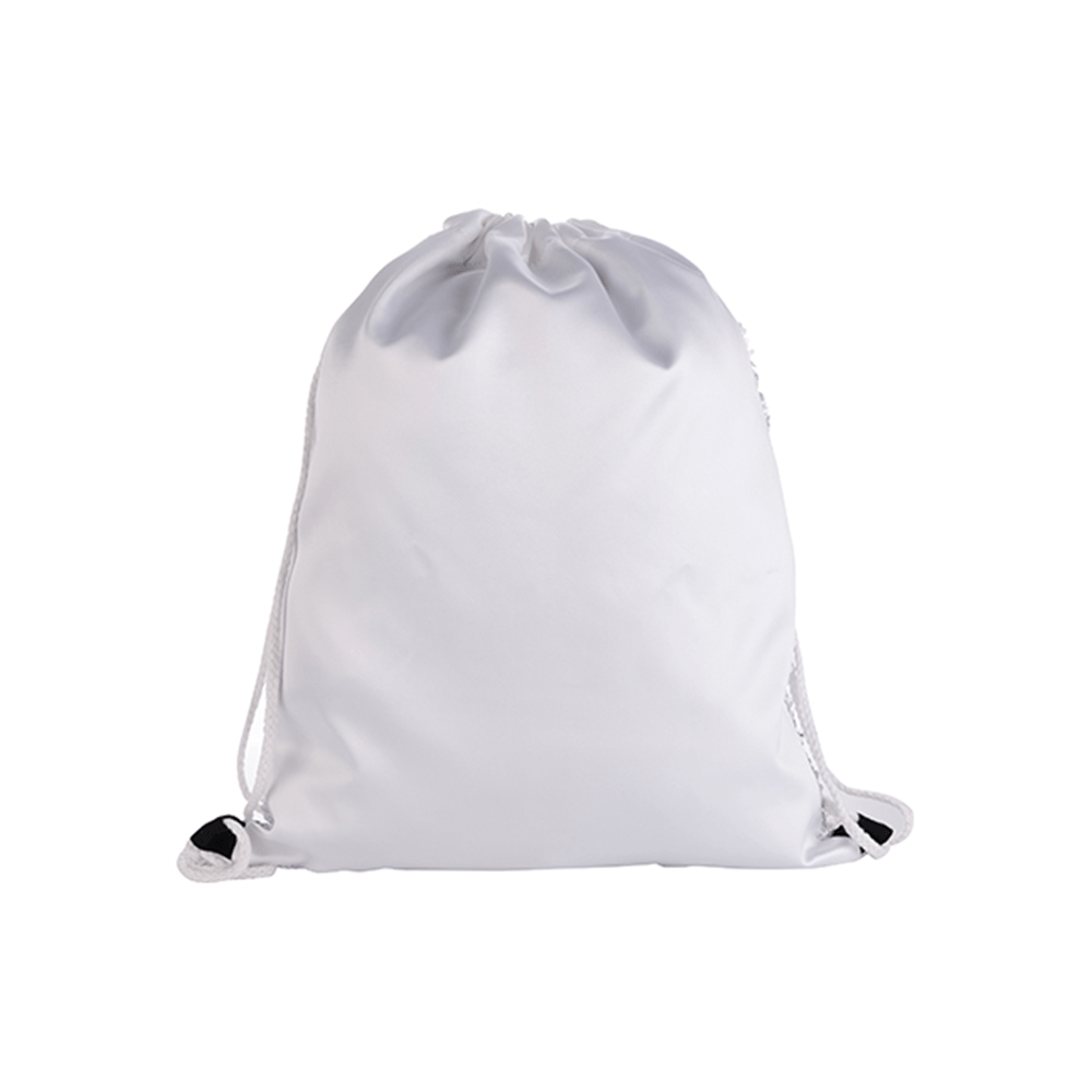 HPN SubliCraft 14.1" x 17.7" Sequin Sublimation Drawstring Backpack - HeatPressNation