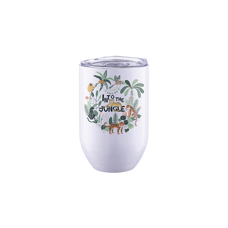 HPN SubliCraft 12 oz. Sublimation Stainless Steel Stemless Wine Tumbler Cup - HeatPressNation