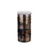 HPN SubliCraft 16 oz. Silver Sublimation Stainless Steel Skinny Tumbler - HeatPressNation