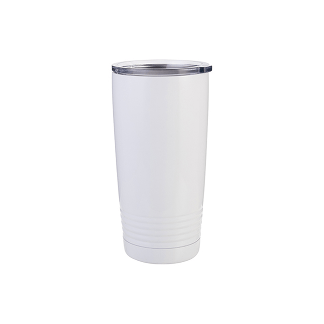 HPN SubliCraft 20 oz. Sublimation Stainless Steel Tumbler with Ringneck Grip - HeatPressNation