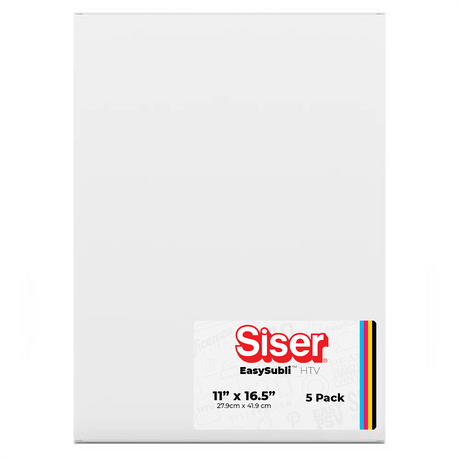 Siser EASYSUBLI Heat Transfer Vinyl - 11" x 16.5" - 5 Sheets - HeatPressNation