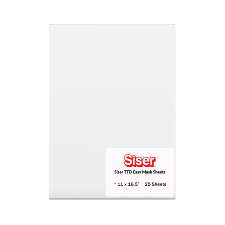 Siser TTD Easy Mask - 11” x 16.5” : 25 Sheets - HeatPressNation