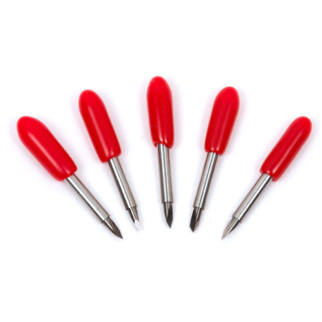 GCC Red CAP Standard (for AR - 24 / Expert II / Expert II LX / Puma IV / Puma IV LX / Jaguar V LX / RX II) 45° Blade - 5 Pack - HeatPressNation