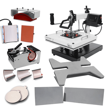HPN Signature PRO 15" x 15" 12 - in - 1 Multifunction Heat Press - HeatPressNation