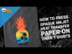 Inkjet Heat Transfer Paper Sample Pack - 8.5" x 11" - 18 Sheets