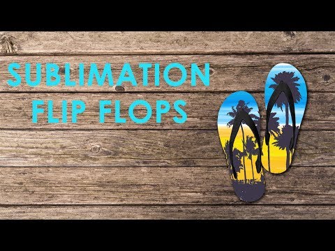 HPN SubliCraft Sublimation Rubber Flip-flop Sandals - 20 per Case