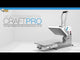 HPN CraftPro 15" x 15" Clamshell Heat Press : Pink
