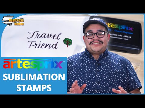 Artesprix Sublimation Stamps - Summer Camp - 6" x 8"