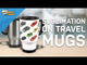HPN SubliCraft 14 oz. White Sublimation Stainless Steel Travel Mug - 24 per Case