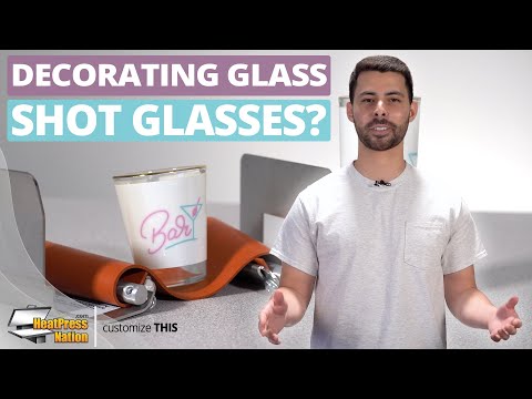 HIX 2" Tapered Sublimation Oven Shot Glass Wrap
