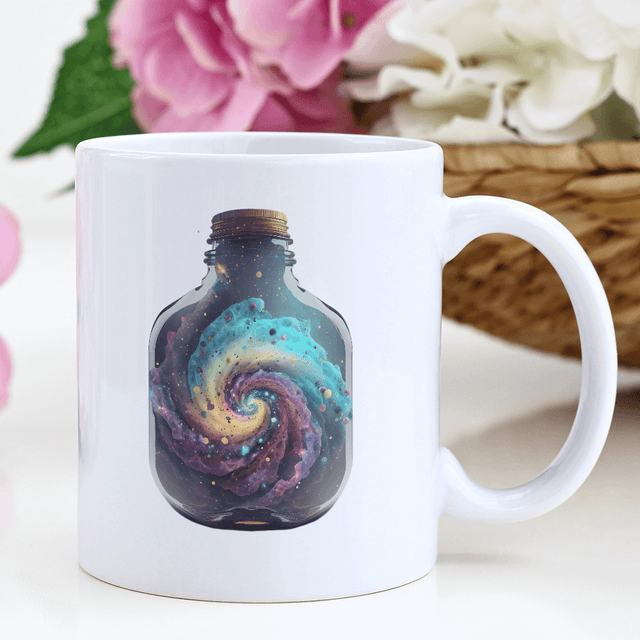 Fantasy Galaxy Bottle Design - HeatPressNation