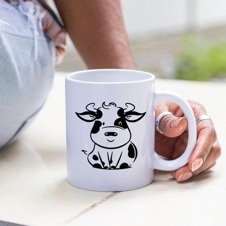 Cute Cow Vector Design - HeatPressNation