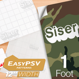 Siser EasyPSV Patterns Permanent Adhesive Sticker Vinyl - 12" x 1 Foot - HeatPressNation
