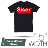 Siser EASYWEED GLOW IN THE DARK Heat Transfer Vinyl 15" - By the Yard - HeatPressNation