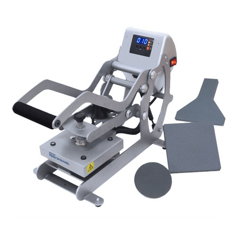 Stahls' Hotronix LowRider Auto Open 6" x 6" Clam Heat Press - HeatPressNation