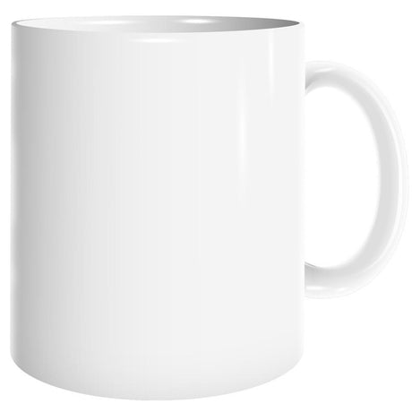 HPN SubliCraft 11 oz. Dolphin Coated Sublimation Ceramic Mug - 36 per Case - HeatPressNation