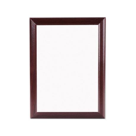 Unisub 6" x 8" Cherry Sublimation MDF Plaque with Ogee Edge - HeatPressNation