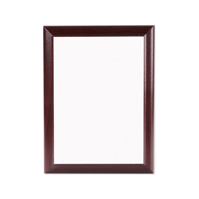 Unisub 9" x 12" Cherry Sublimation MDF Plaque with Ogee Edge - HeatPressNation