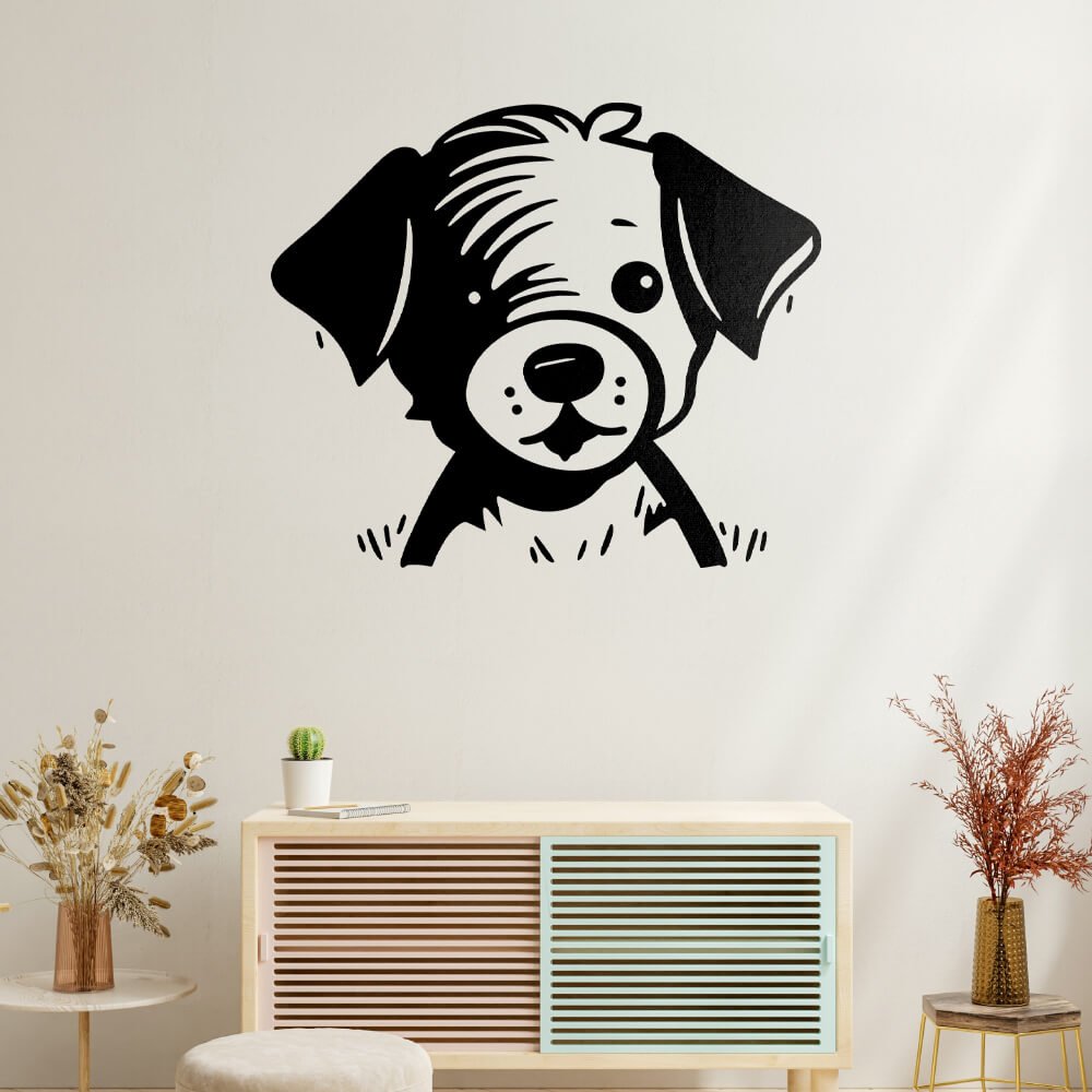 Detailed Puppy Vector Design - HeatPressNation