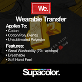 Supacolor Wearable Heat Transfer - HeatPressNation